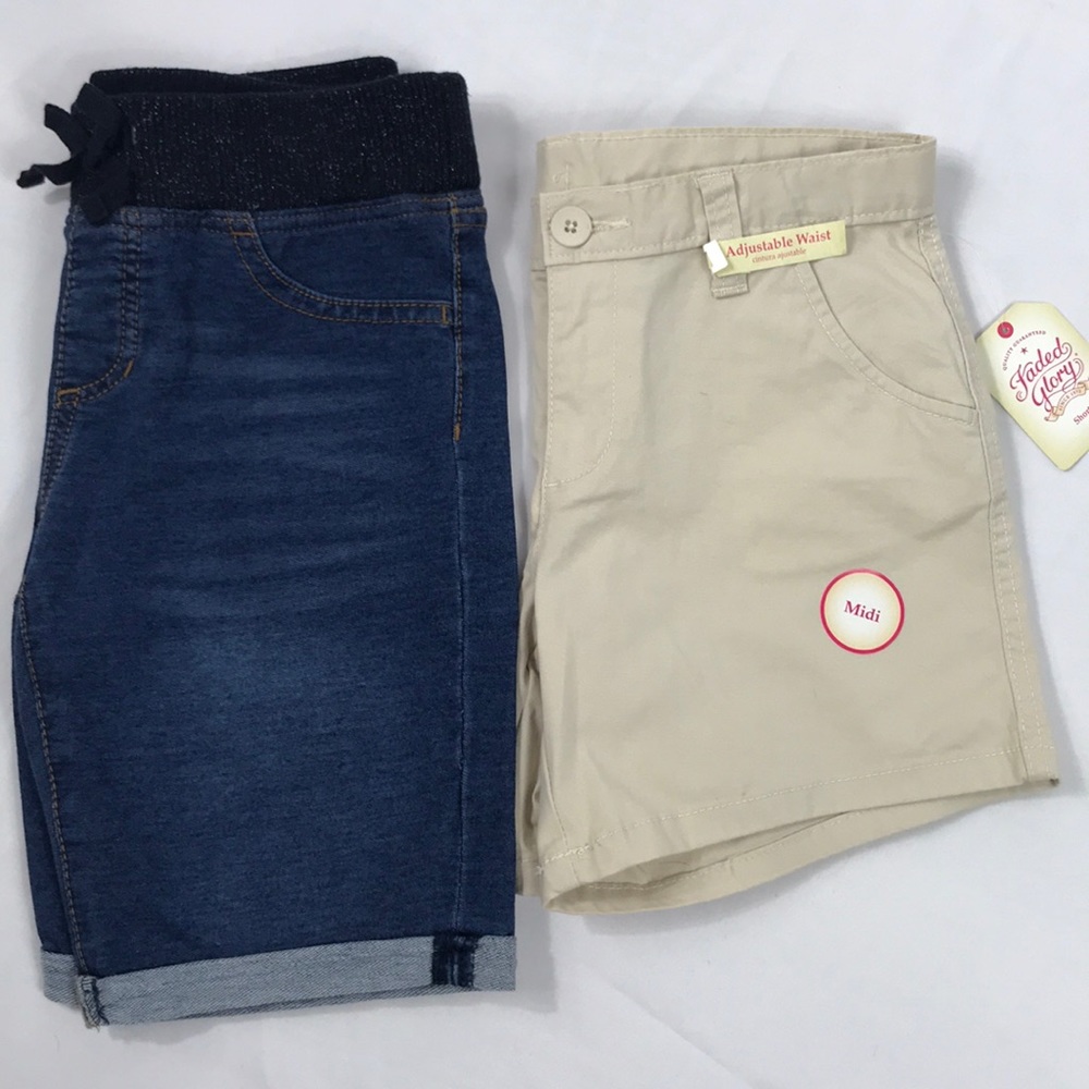 Faded Glory & Arizona shorts-NWT &NWOT size 12